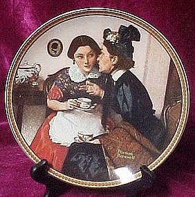 Norman Rockwell, Gossiping in the alcove plate.