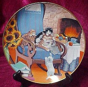 Time to Play, collector plate by Turi MacCombie
