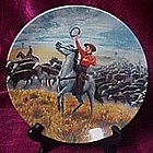 Oklahoma, collector plate, Mort Kunstler, Knowles