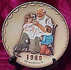 The Toymaker 1980 collector plate, Norman Rockwell