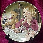 bedtime Story, plate by Liz Moyes, Danbury Mint