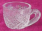 Tiny  children's presssed pattern glass punch cup