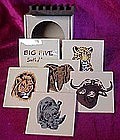 Big Five, Safari animal coaster set