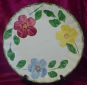 Blue Ridge Southern Potteries flower ring dinner plate