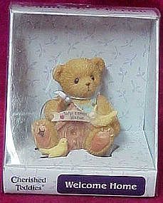 Cherished Teddies "Welcome Home" Teddies to cherish