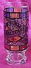 Falstaff Beer glass, Stained glass tiffany style