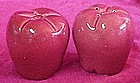 Red delicious apple salt and pepper shakers