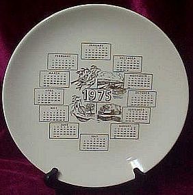 Calendar plate 1975, four seasons