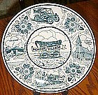 Ironstone souvenir plate, Harold Warp Pioneer Village