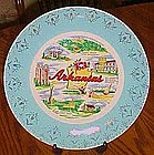 Vintage souvenir state plate from Arkansas