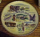 Vintage souvenir state plate of Colorful Colorado