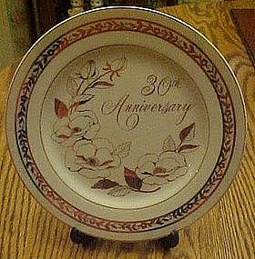 30th wedding anniversary plate by George Good