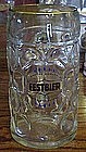 Large liter size glass beer mug FESTBIER stein