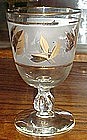 Libby Golden Foliage 5 1/2" water goblet