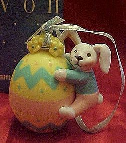 Avon Busy Bunny Easter ornament, boxed