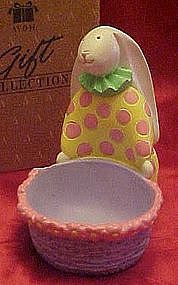 Avon bunny clown Easter egg holder., boxed