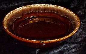 Hull? Pfaltzgraff? 6 3/4"  brown drip edge soup bowl