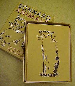 Bonnard Animals ,notecards, Metropolitan Museum of Art