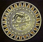 Hand made Neofitoy Keramik plate of Cerberus Greece