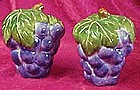 Large grape bunches, salt and pepper shakers