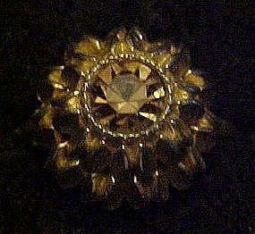 Vintage 1974 Avon Sunflower ring, topaz color