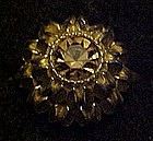 Vintage 1974 Avon Sunflower ring, topaz color