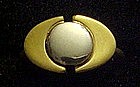 Vintage 1976 New Dimensions Avon ring, gold and silver