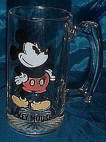 Mickey Mouse glass mug