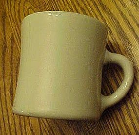 Old Victor restaurant coffee mug, off white