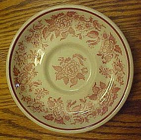 Jackson china saucer, Jessica pattern, restaurant ware