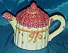 Asparagus tips ceramic teapot