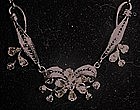 Vintage Van Dell Sterling necklace and earrings