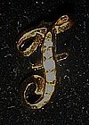 Avon Inital Sparkle Pin, letter F