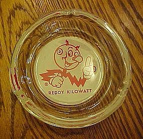 Vintage Reddy Kilowatt advertising ashtray