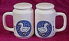 Eileen's Kitchen calico goose salt and pepper shakers