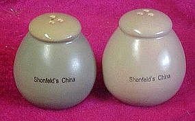 Shonfeld's China , advertising salt and pepper shaker