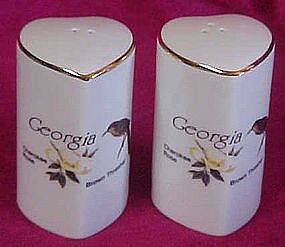 Heart shape souvenir shakers from Georgia