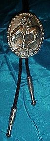 End of the Trail pewter bolo tie,  by EJC