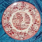 Wood & Sons Enoch English Scenery, Salad plate, pink