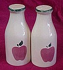 Large milk bottle shakers with apple design / sponge