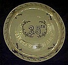 Lefton 25th silver Wedding anniversary plate