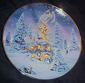 Avon annual Christmas plate, 2005,  Angel Lights.......