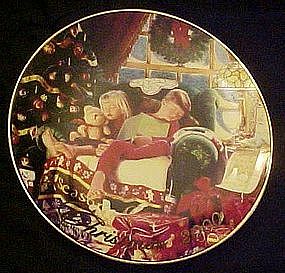 Avon annual Christmas plate, 2000, Christmas dreams