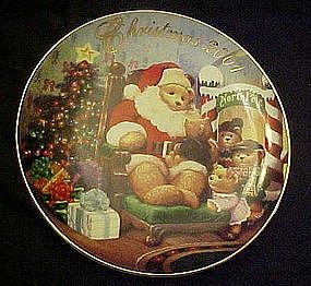 Avon annual Christmas plate 2001, A visit from Santa