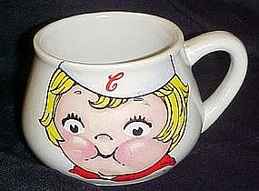 Campbell's soup mug, Campbell's kid face