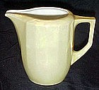 Vintage yellow lustreware pitcher, Eleanor, Germany