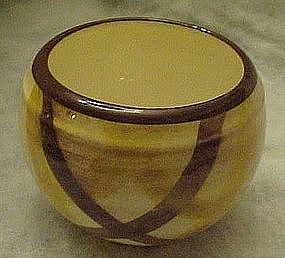 Vernonware Organdie plaid sugar bowl