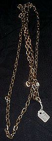 53" Park Land heavy gold tone chain