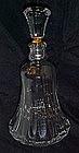 Beautiful lead crystal liquor decanter