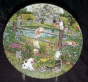 Meadow Mischief  plate by Higgins Bond, Garden Secrets